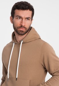 Ombre Komplet męski dresowy bluza + spodnie - brązowy V2 Z80 XXL 3