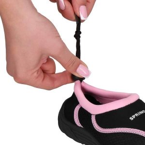 Springos Buty do wody damskie rozm. 37 szybkoschnące buty na plażę, do pływania czarno-różowe UNIWERSALNY 9
