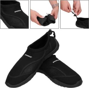 Springos Buty do wody męskie rozm. 45 szybkoschnące buty na plażę, do pływania czarne UNIWERSALNY 12