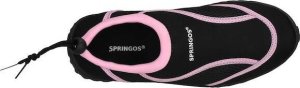 Springos Buty do wody damskie rozm. 40 szybkoschnące buty na plażę, do pływania czarno-różowe UNIWERSALNY 8