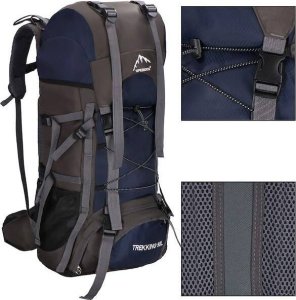 Plecak turystyczny Springos Plecak turystyczny 90 L trekkingowy wielofunkcyjny z osłoną przeciwdeszczową UNIWERSALNY 3