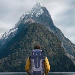 Plecak turystyczny Springos Plecak turystyczny 60 L trekkingowy wielofunkcyjny z gwizdkiem i osłoną przeciwdeszczową UNIWERSALNY 2