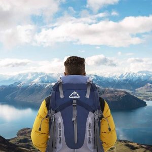 Plecak turystyczny Springos Plecak turystyczny 60 L trekkingowy wielofunkcyjny z gwizdkiem i osłoną przeciwdeszczową UNIWERSALNY 3