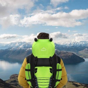 Plecak turystyczny Springos Plecak turystyczny 90 L trekkingowy górski wielofunkcyjny z osłoną przeciwdeszczową UNIWERSALNY 16