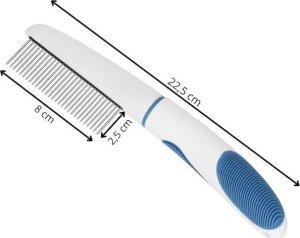 Springos Grzebień do siersci psa i kota zgrzebło do czesania 22,5 cm stal nierdzewna Uniwersalny 12