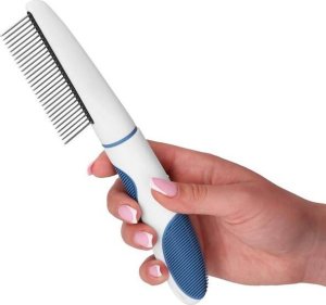 Springos Grzebień do siersci psa i kota zgrzebło do czesania 22,5 cm stal nierdzewna Uniwersalny 6