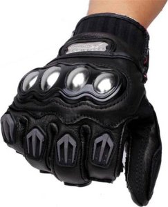 PRO-BIKER RĘKAWICE MOTOCYKLOWE SKÓRZANE PRO-BIKER RĘKAWICZKI QUAD MTB CROSS MOTOR ENDURO L 2