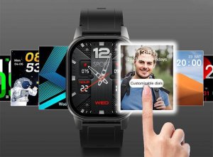 Smartwatch Active Band SMARTWATCH ZEGAREK ROZMOWY MENU POLSKIE DAMSKI MĘSKI CZARNY SPORT PL SMART DM62 11