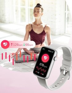 Smartwatch Active Band SMARTWATCH ZEGAREK MENU PL POLSKIE DAMSKI WATCH MĘSKI PULS SPORT KROKI SMS L2 10
