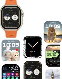 Smartwatch Active Band SMARTWATCH ZEGAREK DAMSKI WATCH ROZMOWY MĘSKI PULS SPORT KROKI SMARTBAND IW9 ULTRA 5