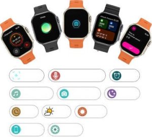 Smartwatch Active Band SMARTWATCH ZEGAREK DAMSKI WATCH ROZMOWY MĘSKI PULS SPORT KROKI SMARTBAND IW9 ULTRA 9