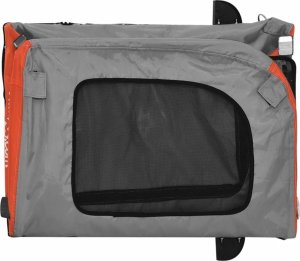 vidaXL Przyczepka rowerowa dla psa, tkanina Oxford i żelazo 7