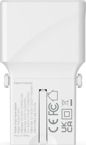 Mobile Origin Travel adapter 25W, EU/US/UK/AU, biały (TAD25-2P-WHT) 13