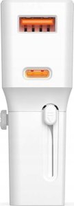 Mobile Origin Travel adapter 25W, EU/US/UK/AU, biały (TAD25-2P-WHT) 4