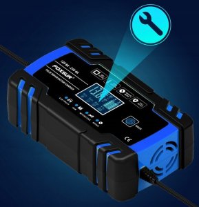 Farrot mocny prostownik lcd do akumulatorów 12v/8a 24v/4a 6