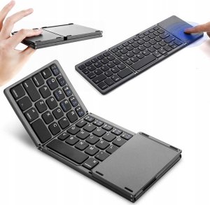Farrot mini bt klawiatura membranowa zintegrowany składana touchpad 5