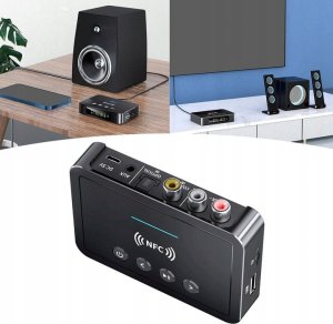 Farrot adapter bluetooth do wieży hifi aux , jack odbiornik nadajnik 5.0 nfc 12