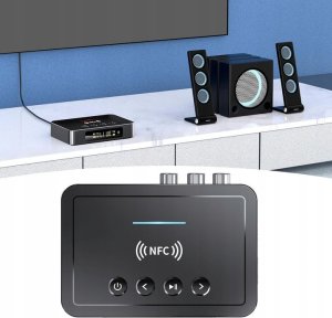 Farrot adapter bluetooth do wieży hifi aux , jack odbiornik nadajnik 5.0 nfc 13