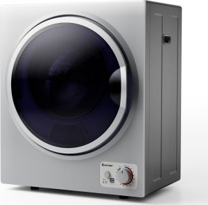 Suszarka na pranie Costway Elektryczna suszarka na pranie 42l 850W srebrna 1