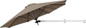 Costway Regulowany parasol ścienny 250cm 1