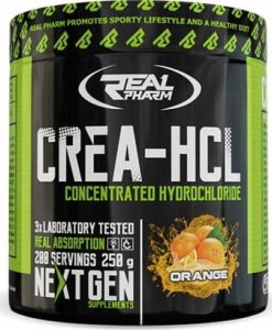 Real Pharm REAL PHARM CREA-HCL CHLOROWODOREK KREATYNY PROSZEK 250G - Ananas 2