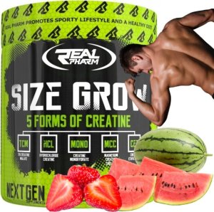 Real Pharm REAL PHARM SIZE GROW PROSZEK 675G - Truskawka-arbuz 1