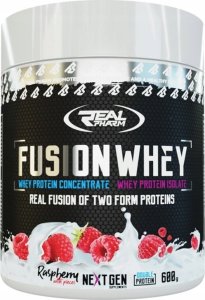 Real Pharm REAL PHARM FUSION WHEY 50/50 WPI WPC PROSZEK 600G - Malina 1