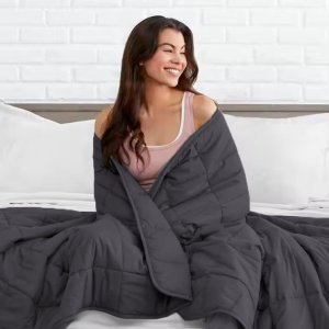 Severno Kołdra obciążeniowa, koc sensoryczny antystresowy 150x200 cm, 6.8 kg, Gravity 6 + torba 3