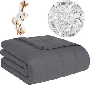 Severno Kołdra obciążeniowa, koc sensoryczny antystresowy 150x200 cm, 6.8 kg, Gravity 6 + torba 9