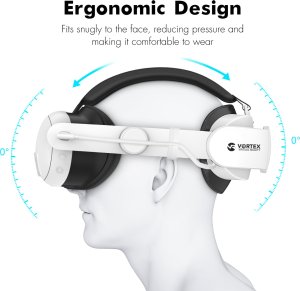 Vortex Virtual Reality Pasek Elite Strap z baterią 6000 mAh do Meta Quest 3 5