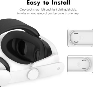 Vortex Virtual Reality Pasek Elite Strap z baterią 6000 mAh do Meta Quest 3 6