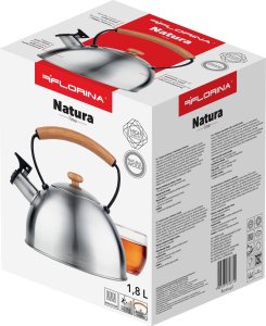Florina Czajnik nierdzewny 1,8 l New Natura Line Satynowy 5