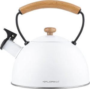 Florina Czajnik nierdzewny 1,8 l New Natura Line biały 2