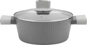 Florina Garnek aluminiowy z pokrywką Florina Serrano 24 cm 3,7 l 3