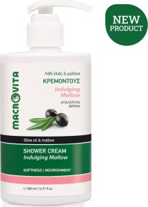 Macrovita kremowy żel pod prysznic ROZPIESZCZAJĄCA MALWA 500ml 2