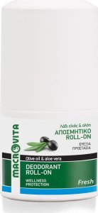 Macrovita MACROVITA naturalny dezodorant roll-on FRESH z bio-oliwą i aloesem 50ml 1