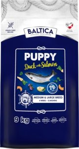 Baltica Karma dla szczeniaka Puppy Duck with Salmon M/L - Baltica - 9 kg 1