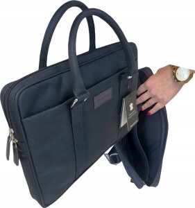 Torba dbramante Stelvio Slim Bag Pure - Torba na laptopa 14" ze skóry licowej, granatowy 8