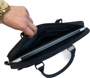 Torba dbramante Stelvio Slim Bag Pure - Torba na laptopa 14" ze skóry licowej, granatowy 10