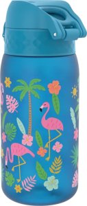 ion8 ION8 Niebieska butelka na wodę dla dzieci we flamingi i palmy 350 ml 3