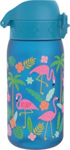 ion8 ION8 Niebieska butelka na wodę dla dzieci we flamingi i palmy 350 ml 4