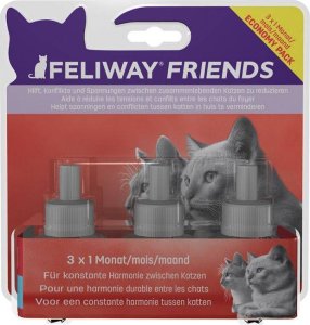 Triton CEVA Feliway Friends wkład uzupełniający 3x48 ml z feromonem C.A.P. ECONOMY PACK 1