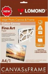 Lomond Lomond Frame + Fine Art Canvas Ultra Bright 340g/m2 A4, 1 sheet 1