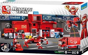 Sluban BLOCKS SLUBAN RACING CAR STATION 557 PCS 2