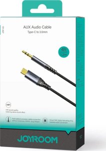 Kabel USB Joyroom USB-C - mini Jack 3.5 mm 1.2 m Czarny (6956116773786) 5