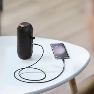 Kabel USB Joyroom USB-C - mini Jack 3.5 mm 1.2 m Czarny (6956116773786) 8