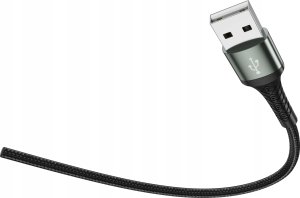 Kabel USB Jellico USB-A - Lightning 2 m Czarny (6974929202880) 2