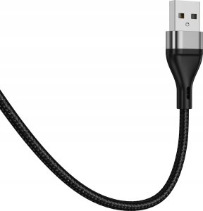 Kabel USB Jellico USB-A - microUSB 1 m Czarny (6974929202262) 3