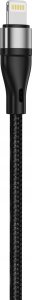 Kabel USB Jellico USB-A - Lightning 1 m Czarny (6974929202286) 4