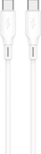 Kabel USB Jellico USB-C - USB-C 1 m Biały (6974929203504) 3